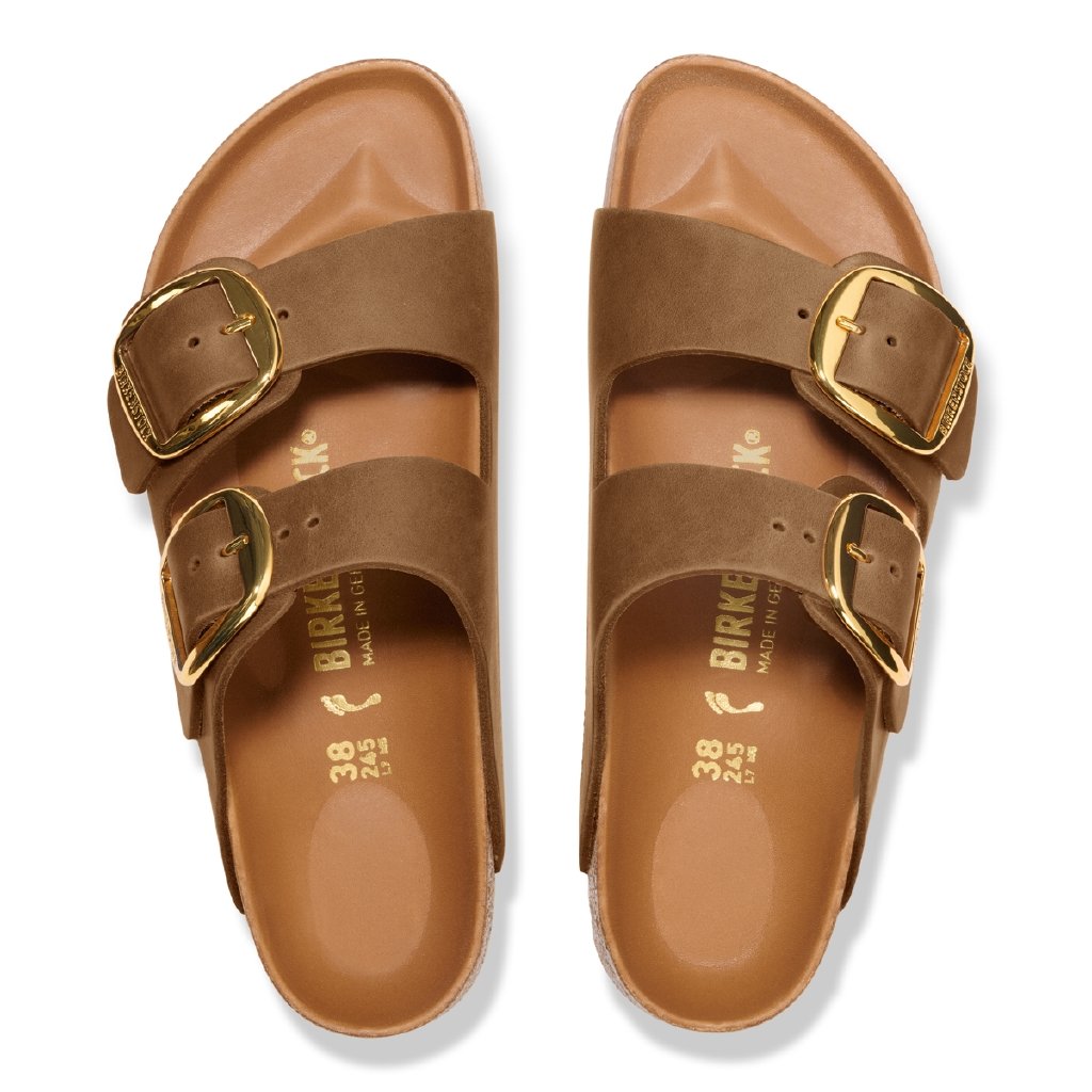 Arizona Big Buckle cognac, Oiled Leather