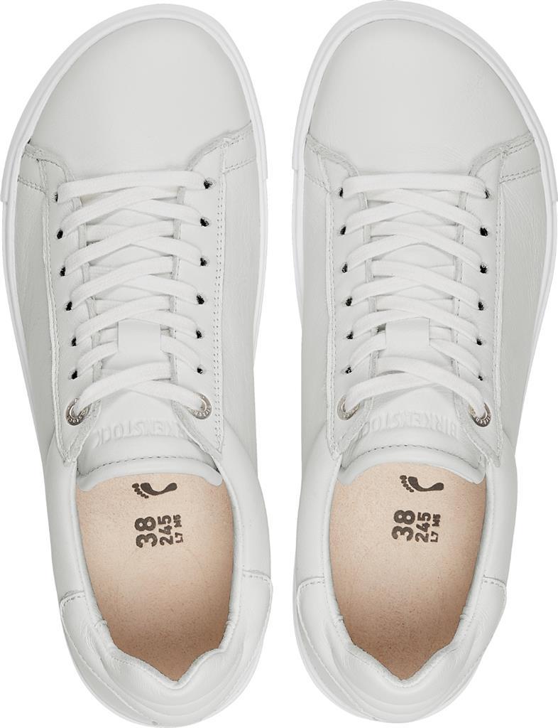 Bend Low S white, Natural Leather