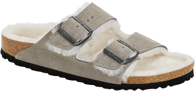 Arizona Shearling stone coin, Suede Leather