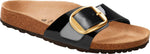 Madrid Big Buckle patent black, Birko Flor Patent