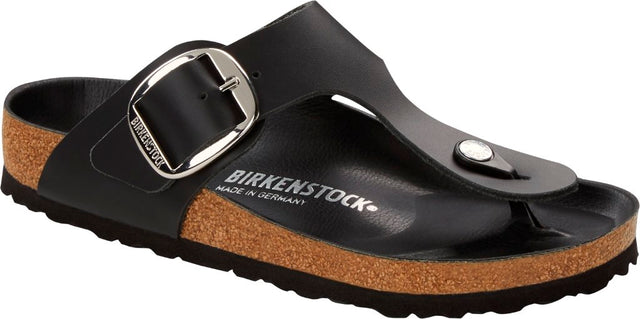 Gizeh Big Buckle black, Natural Leather