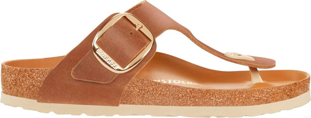 Gizeh Big Buckle cognac, Oiled Leather