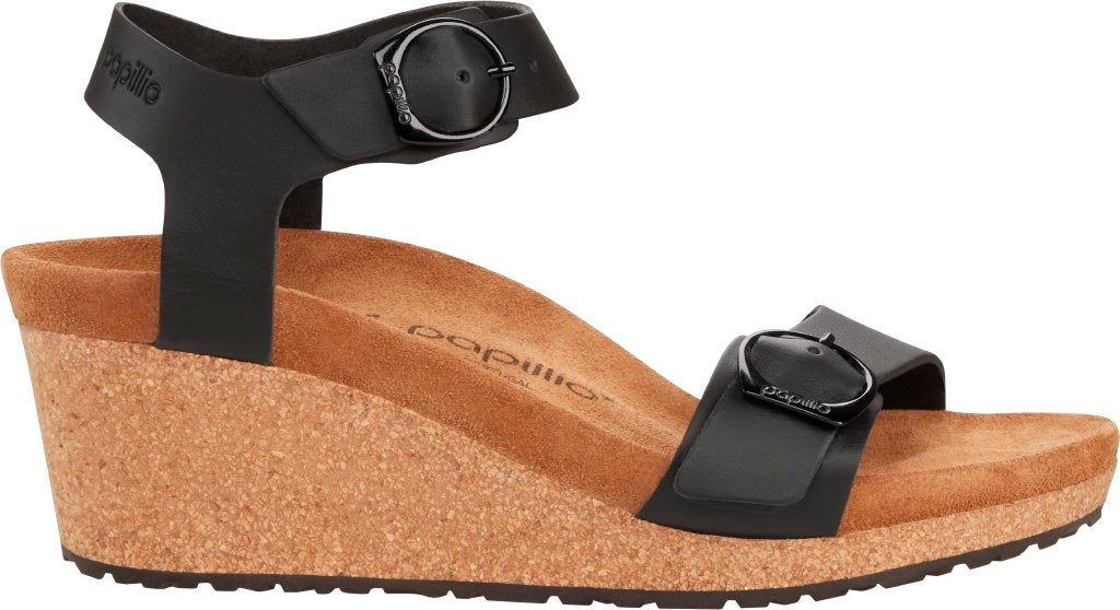 Soley Ring-Buckle black, Natural Leather