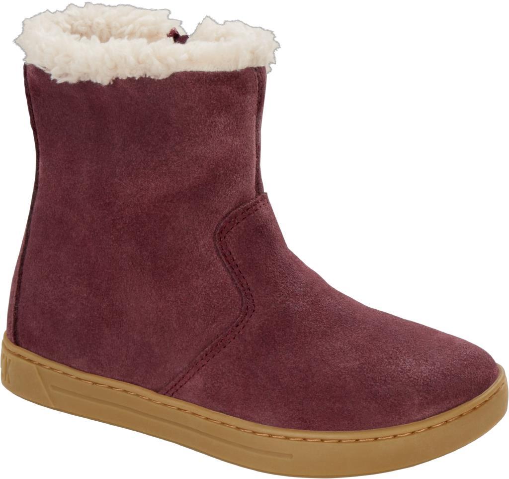 Lille Kids maroon, Suede Leather