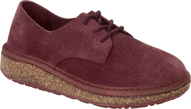 Gary Kids maroon, Suede Leather
