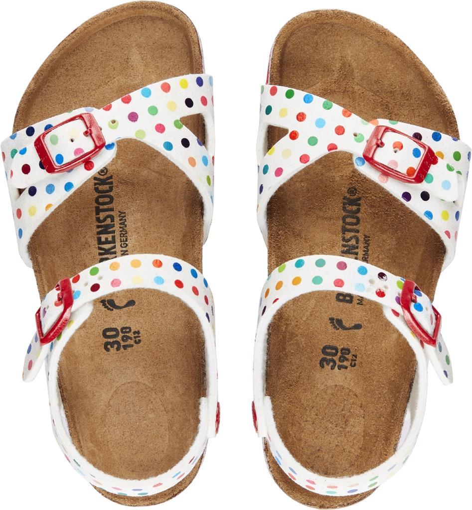 Rio Kids digital dots white, Microfibre