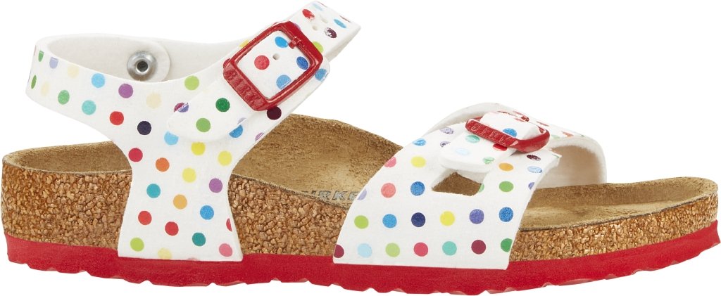 Rio Kids digital dots white, Microfibre