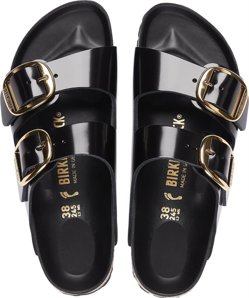 Arizona Big Buckle shine black, Natural Leather