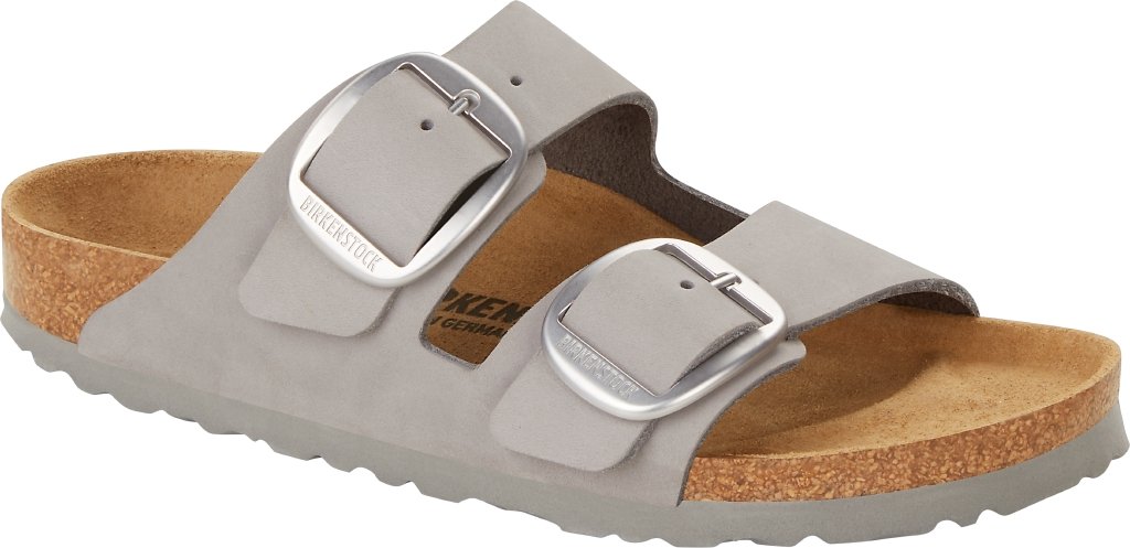 Arizona Big Buckle dove gray, Nubuck Leather