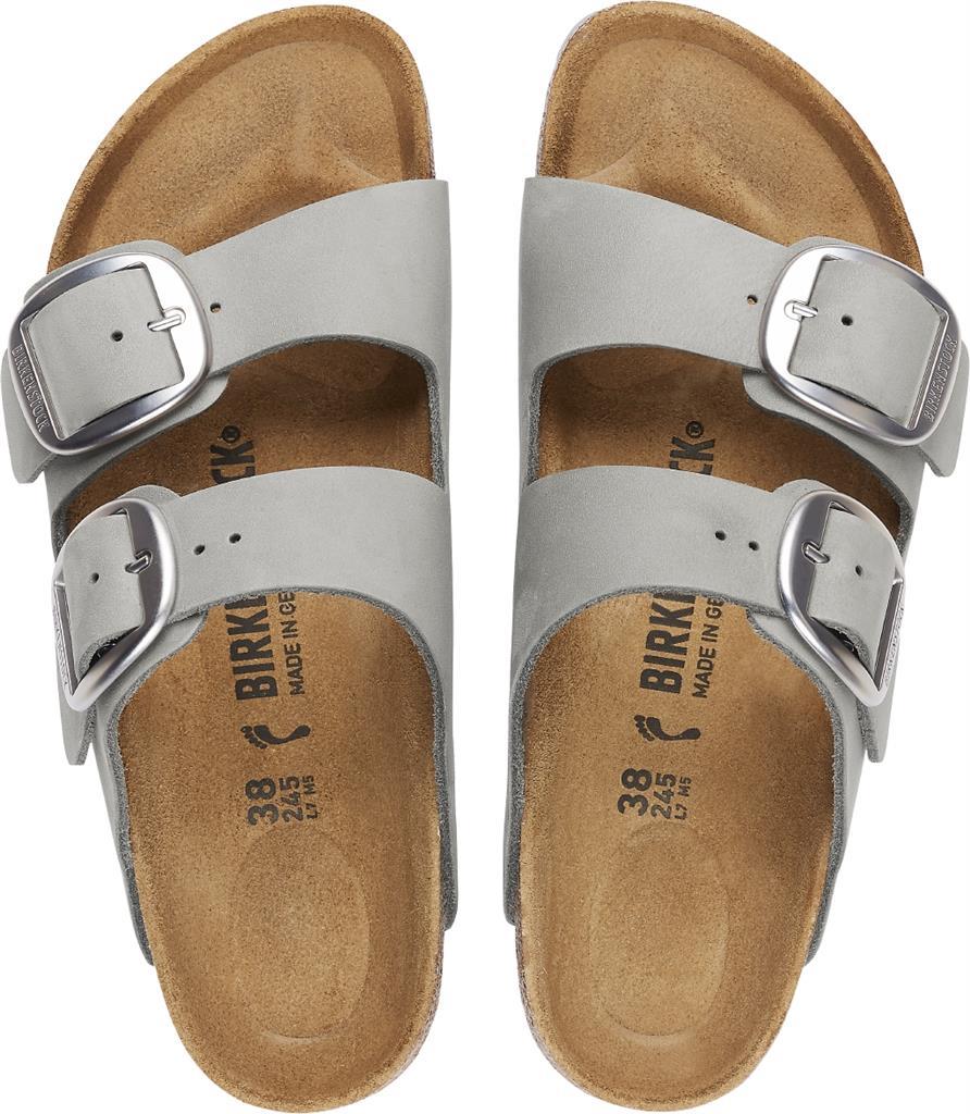 Arizona Big Buckle dove gray, Nubuck Leather