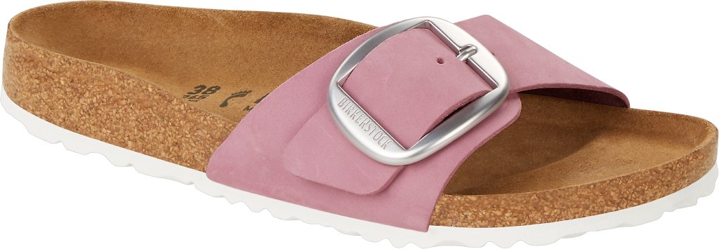 Madrid Big Buckle orchid, Nubuck Leather