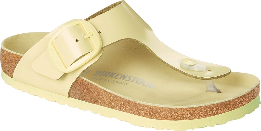 Gizeh Big Buckle shine popcorn, Natural Leather