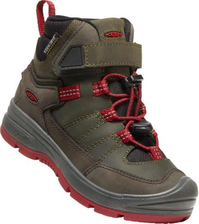 Redwood Mid Wp C-Steel Grey/Red Dahlia