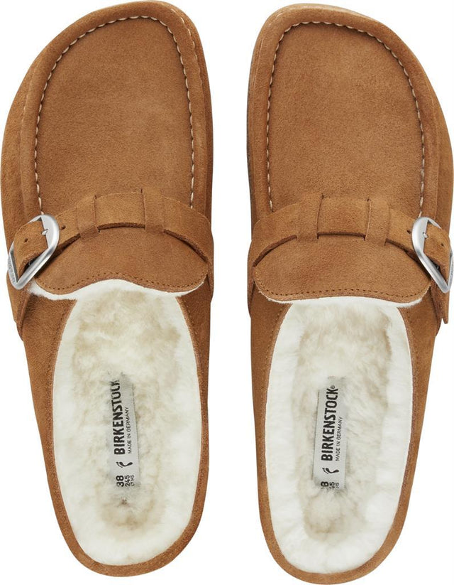 Buckley Shearling tea, Suede Leather