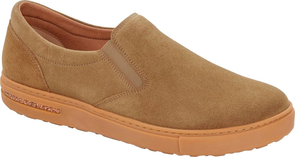 Oswego Men faded khaki, Suede Leather