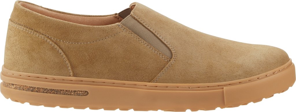 Oswego Men faded khaki, Suede Leather