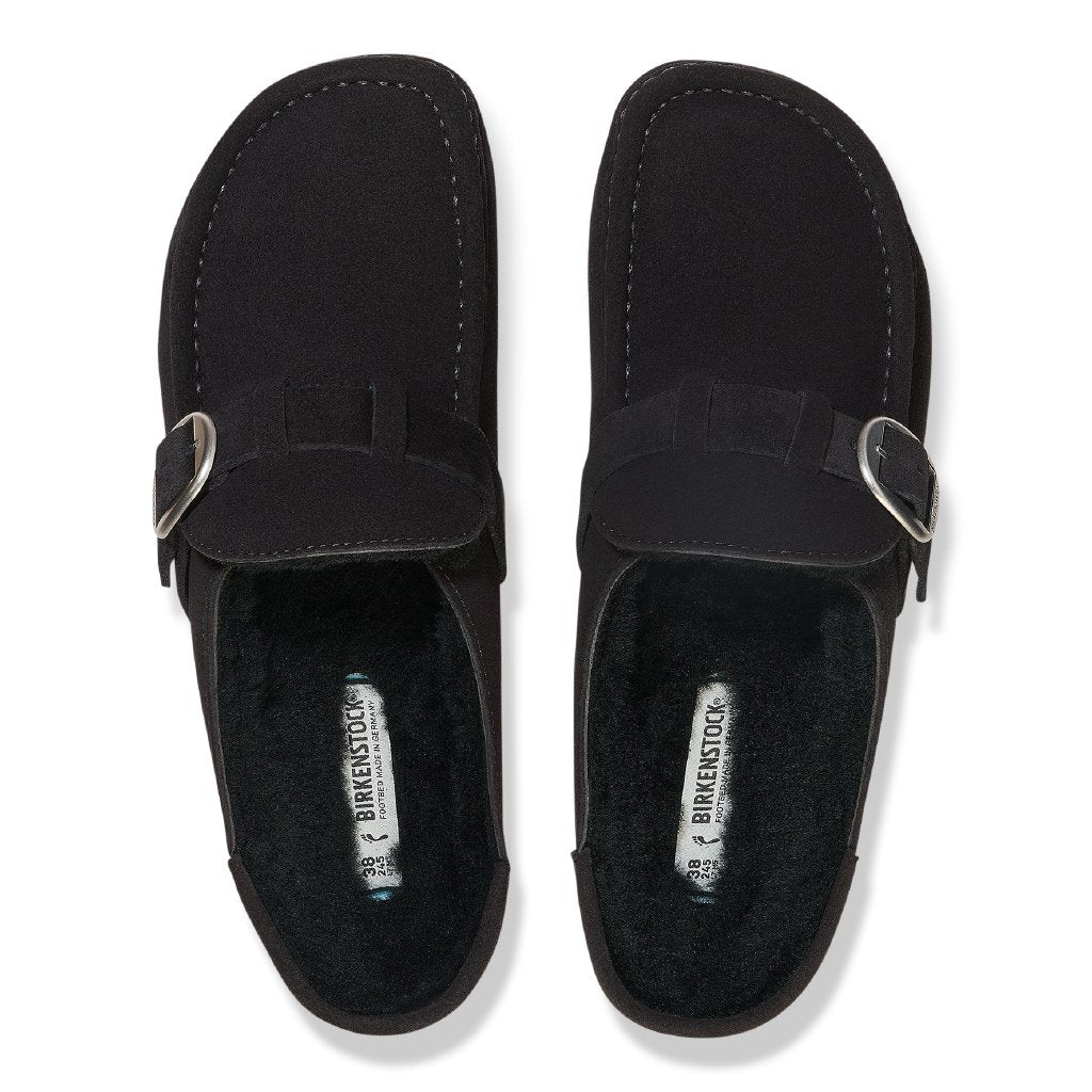 Buckley Shearling black, Suede Leather