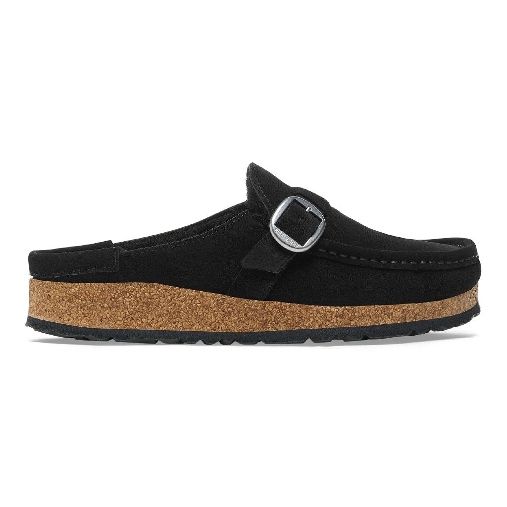 Buckley Shearling black, Suede Leather