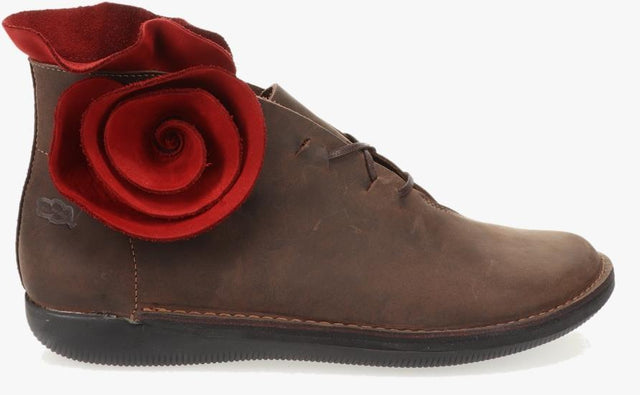Nekkeveld Truffle/Ruby Wine, Pull-up Nubuck