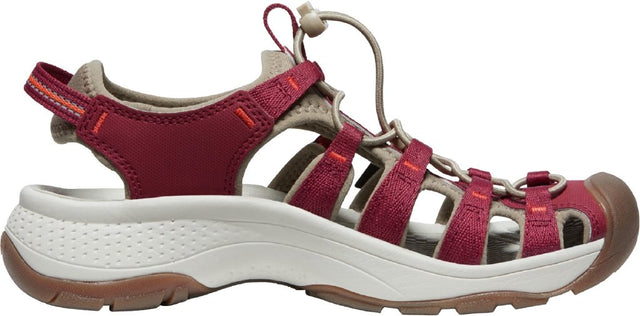 Astoria West Sandal W-Merlot/Scarlet Ibis