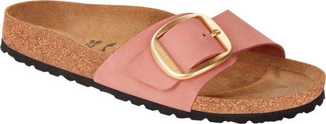 Madrid Big Buckle old rose, Nubuck Leather