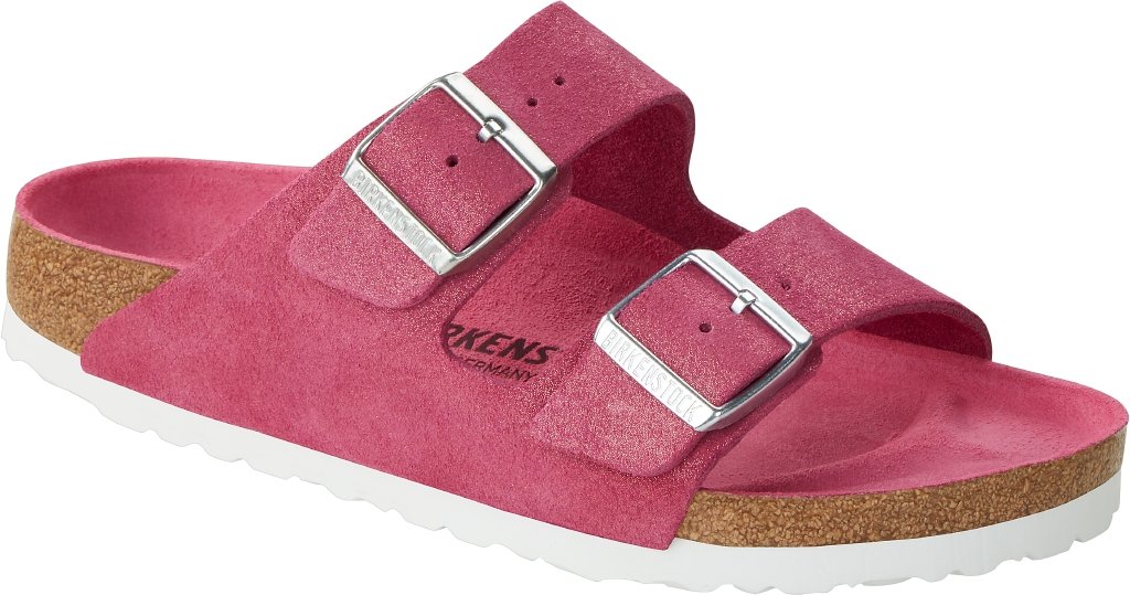 Arizona shimmering fuchsia tulip, Suede Leather