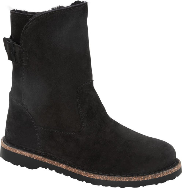 Uppsala Shearling Women black, Suede Leather