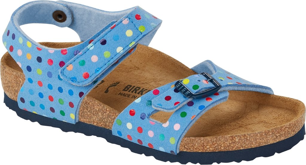 Colorado Kids digital dots sky blue, Microfibre