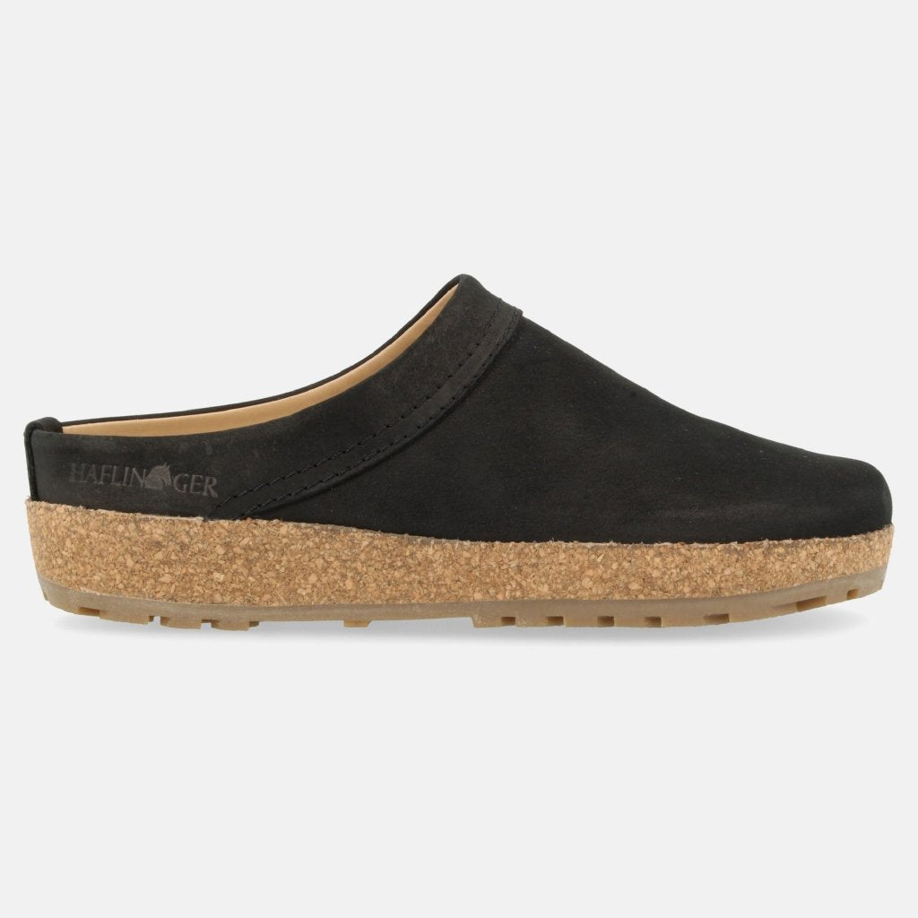 Malmö schwarz, Nubuck Leder