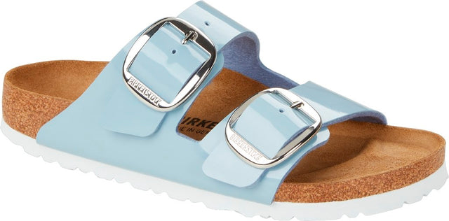 Arizona Big Buckle patent dove blue, Birko Flor Pa