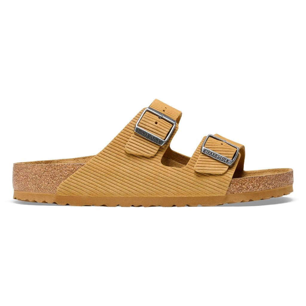 Arizona corduroy cork brown, Suede Leather
