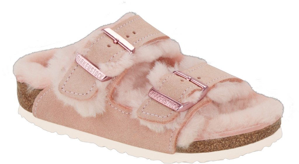 Arizona Kids Shearling light rose, Suede Leather