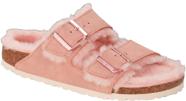 Arizona Shearling light rose, Suede Leather