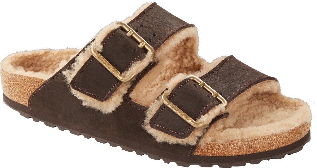 Arizona Bold Shearling espresso, Natural Leather