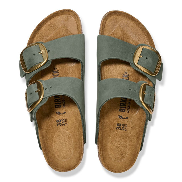 Arizona Big Buckle thyme, Nubuck Leather