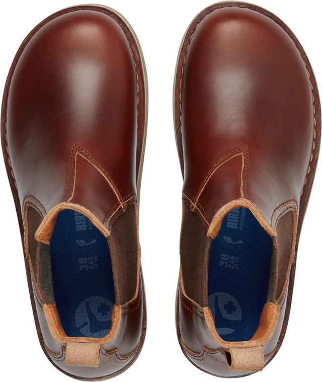 Birmingham Slip On Mid Women roast, Oiled Leather