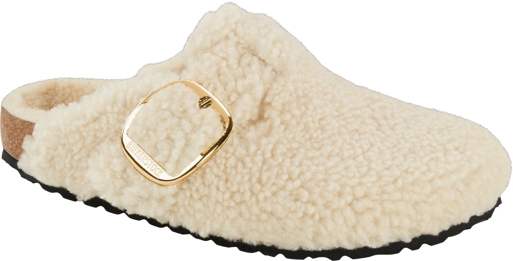 Boston Big Buckle Shearling teddy eggshell, Fur