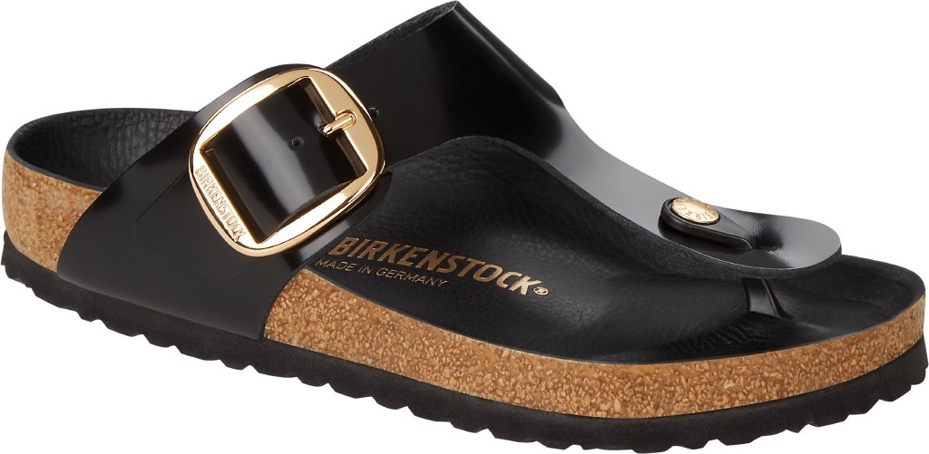 Gizeh BB HEX shine black, Natural Leather