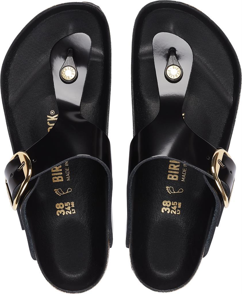 Gizeh BB HEX shine black, Natural Leather