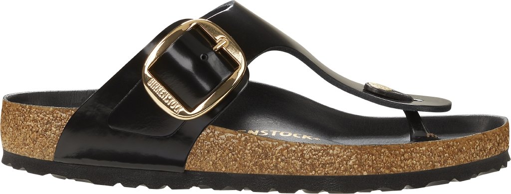 Gizeh BB HEX shine black, Natural Leather