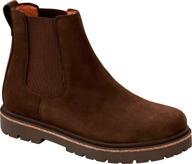 Highwood Slip On Men mocca, Suede Leather