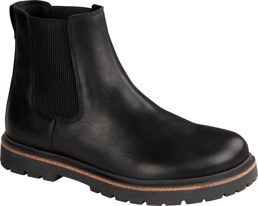 Highwood Slip On S black, Natural Leather