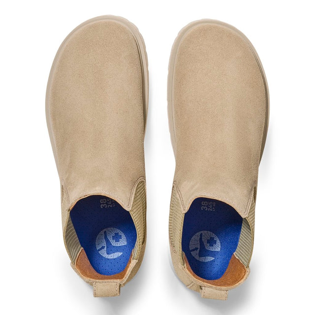 Highwood Slip On Women taupe, Suede Leather