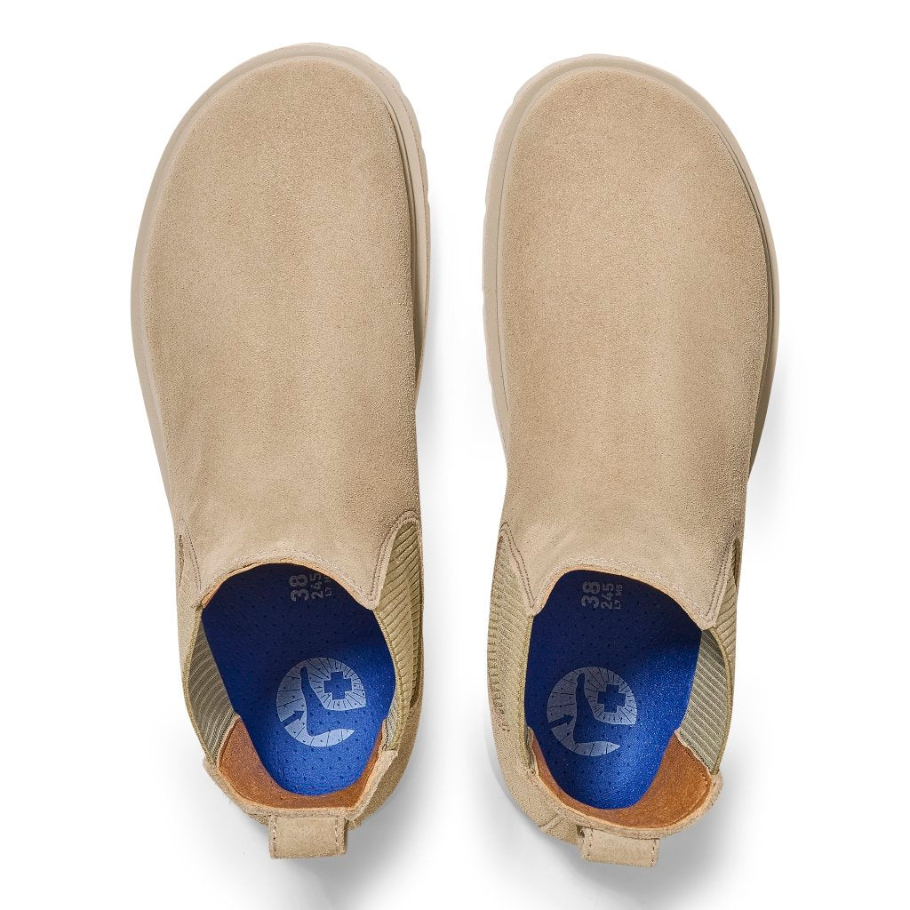 Highwood Slip On Women taupe, Suede Leather