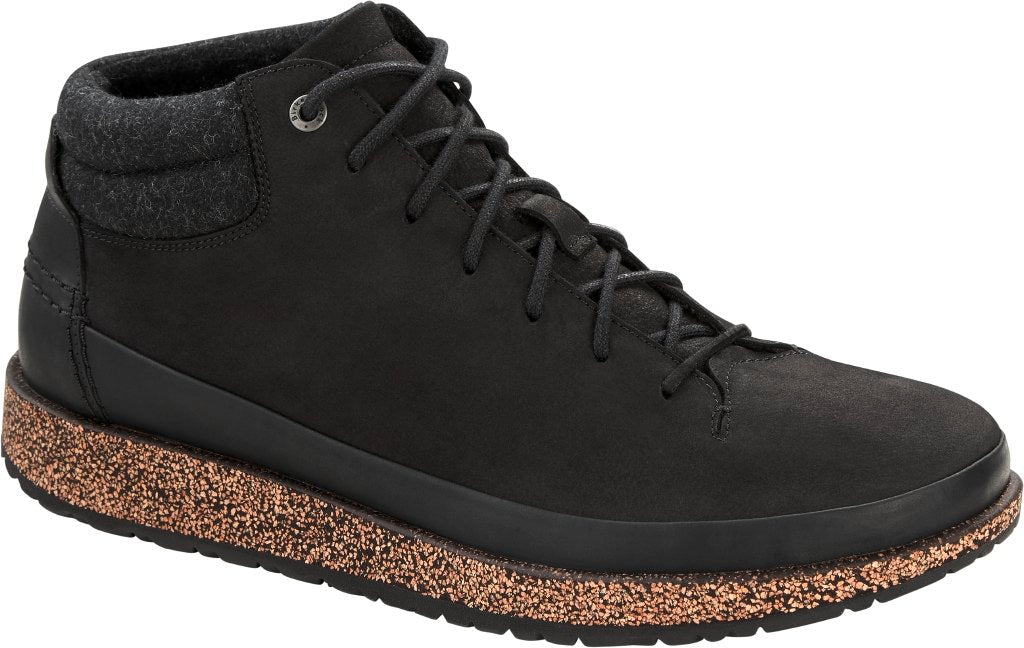 Honnef High Men black, Suede Leather