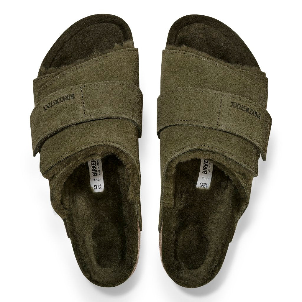 Kyoto Shearling thyme, Suede Leather/Nubuck