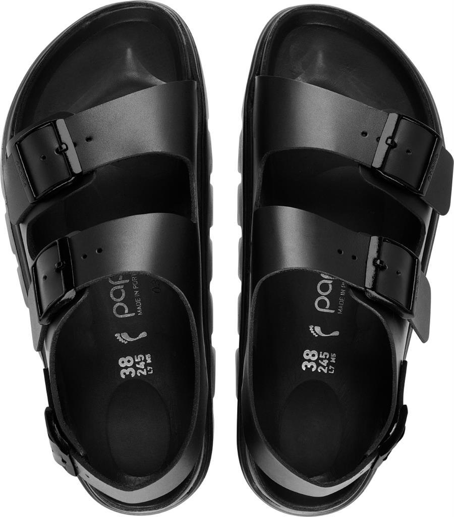 Milano Chunky Exquisite black, Natural Leather