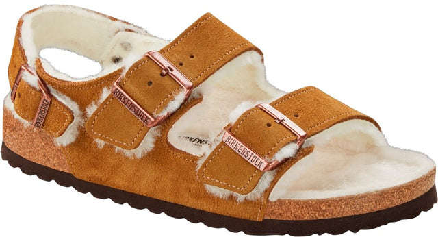 Milano Shearling mink, Suede Leather