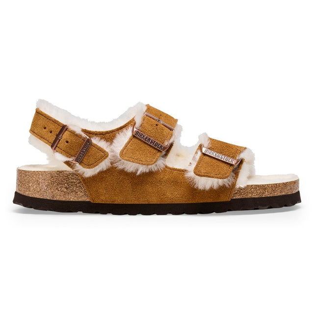 Milano Shearling mink, Suede Leather