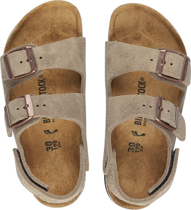 Milano HL Kids taupe, Suede Leather